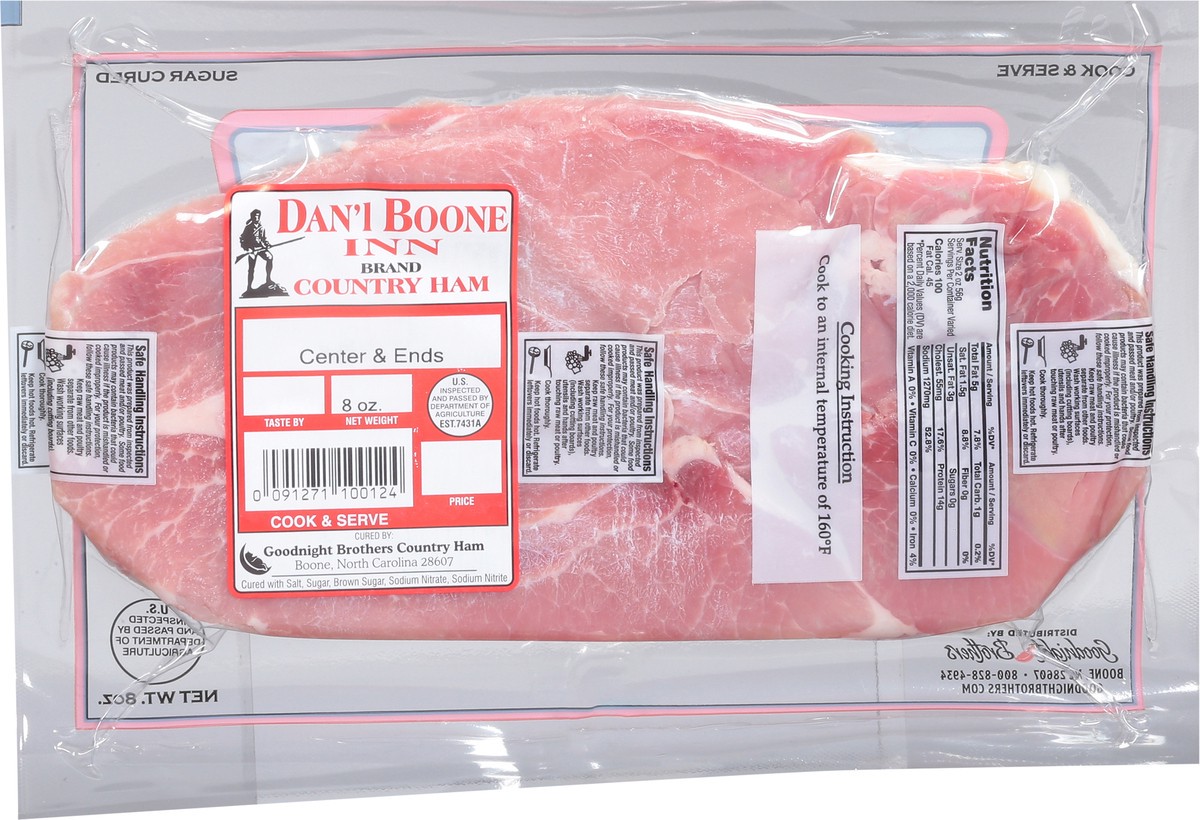 slide 12 of 14, Dan'I Boone Inn Brand Center & Ends Country Ham 8 oz, 8 oz