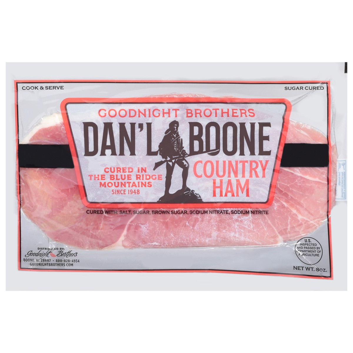slide 1 of 14, Dan'I Boone Inn Brand Center & Ends Country Ham 8 oz, 8 oz