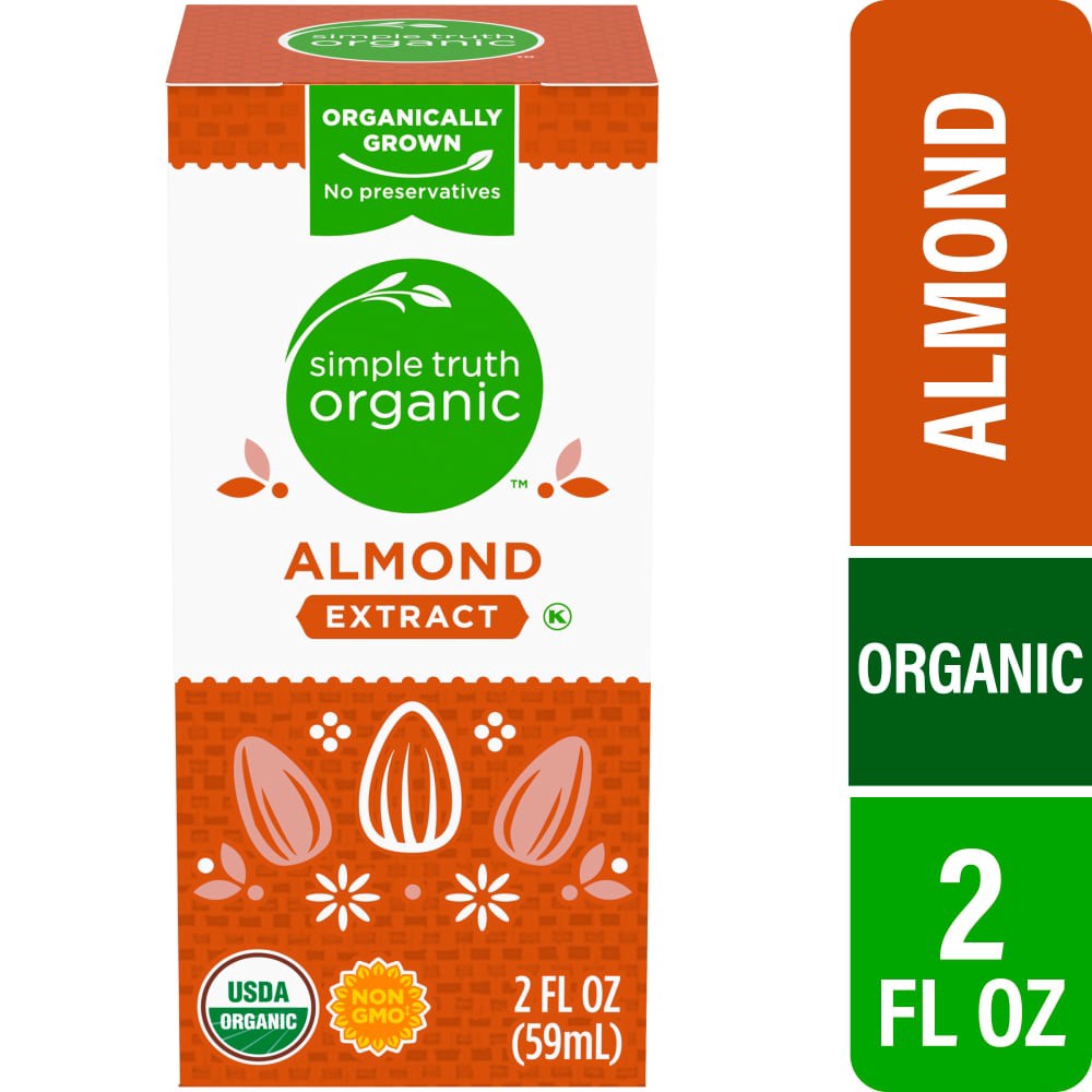 slide 1 of 5, Simple Truth Organic Almond Extract, 2 fl oz