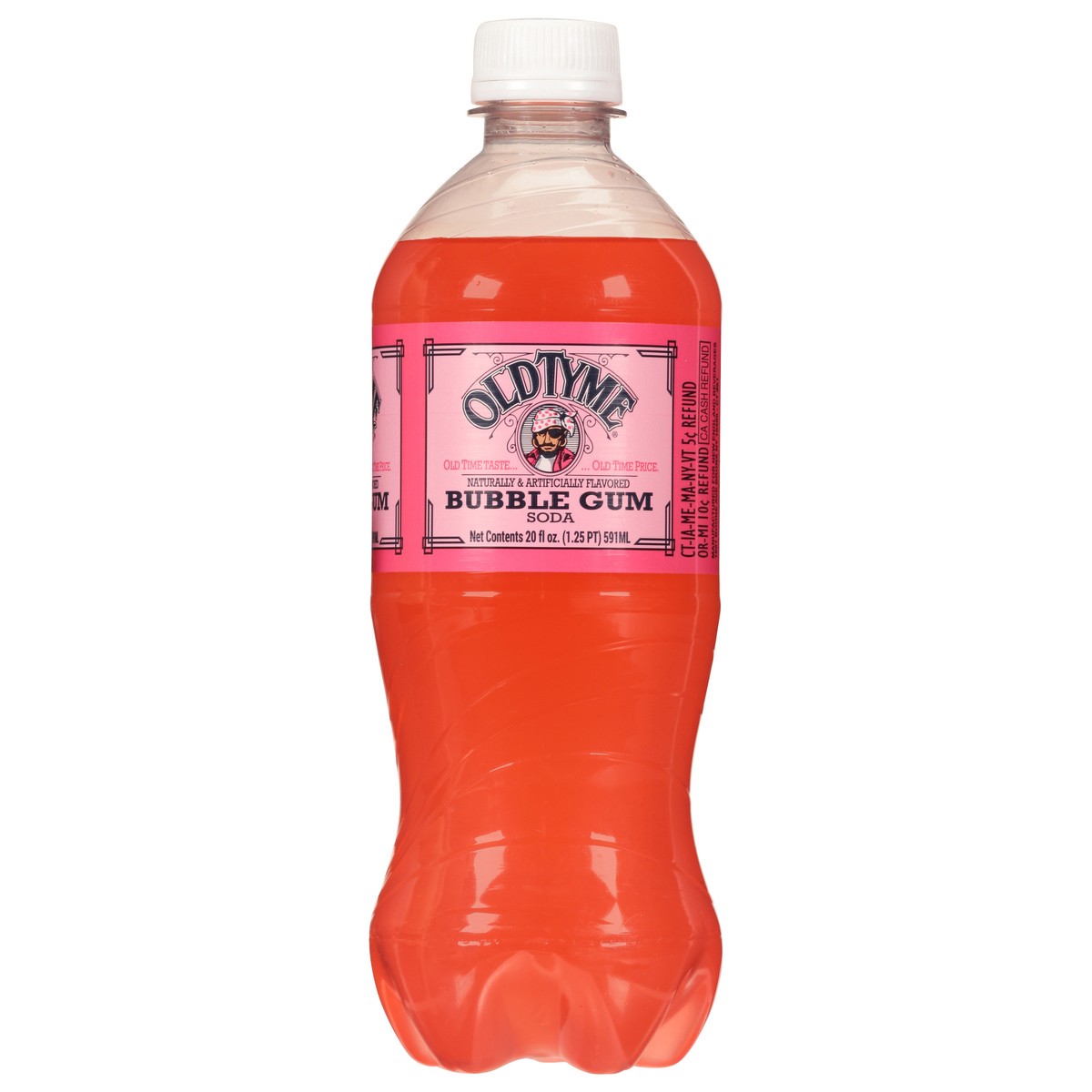 slide 14 of 14, Old Tyme Bubble Gum Soda, 20 fl oz