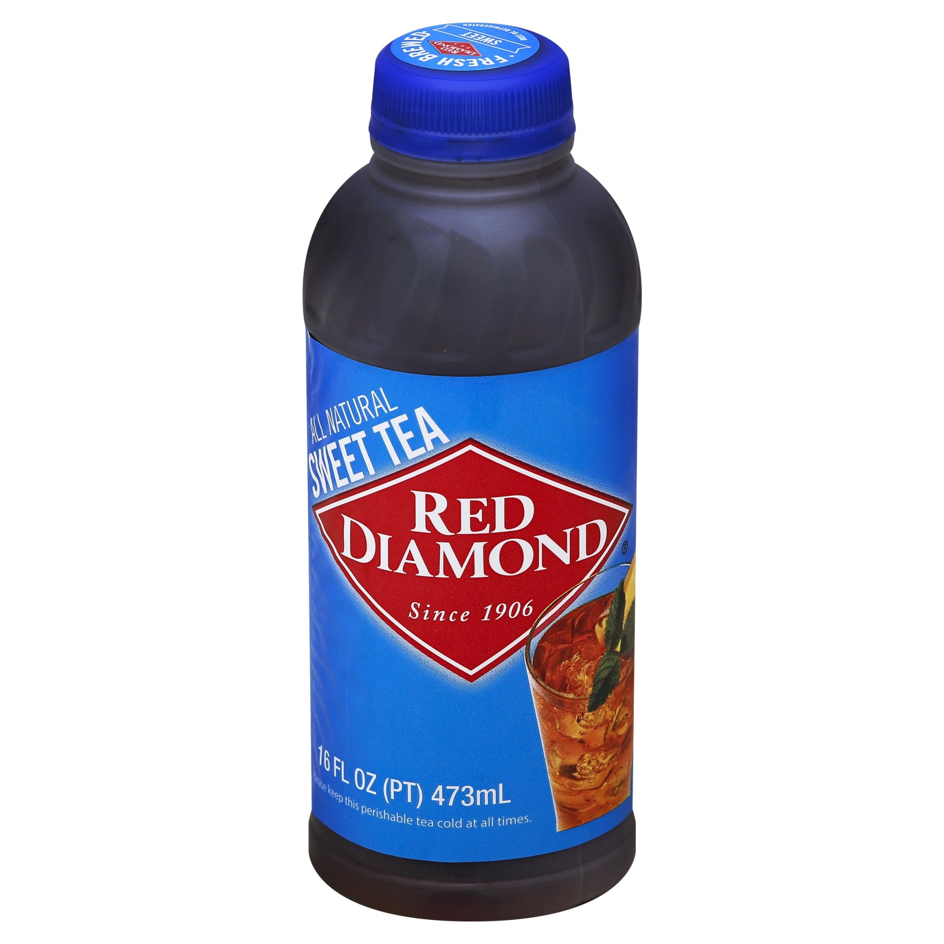slide 1 of 4, Red Diamond Sweet Tea, 16 oz