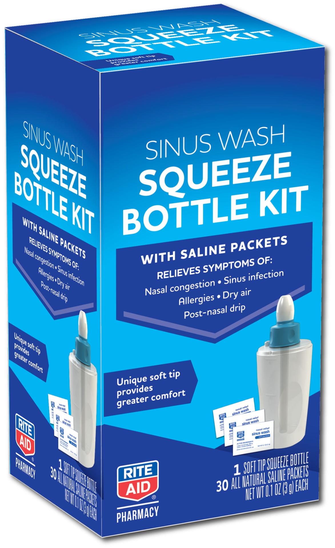 slide 1 of 1, Rite Aid Ra Sinus Wash Squeeze Kit, 1 ct