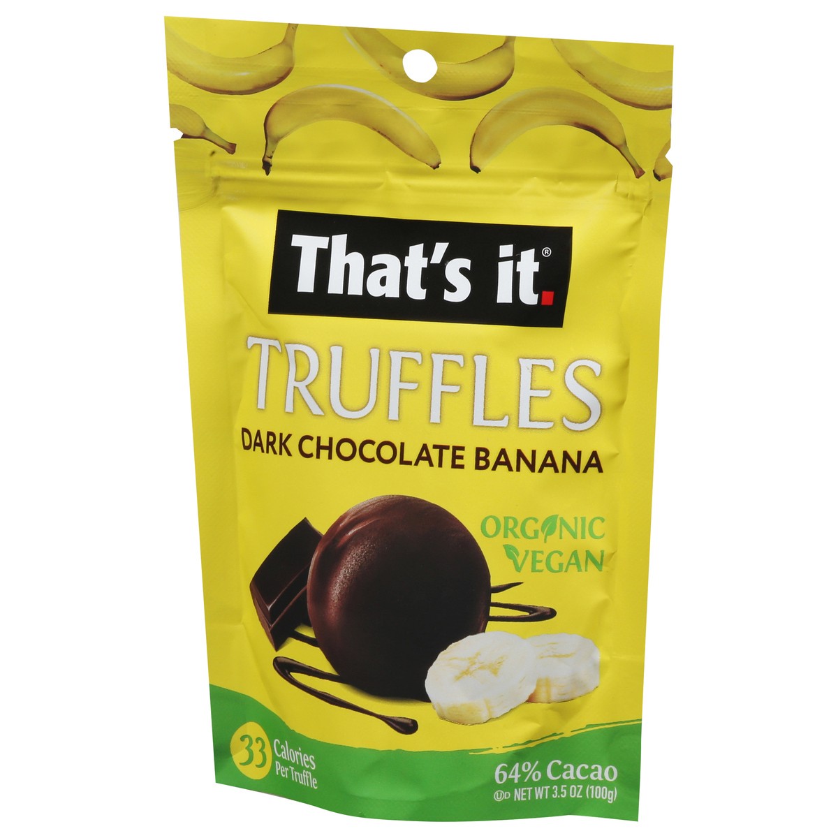 slide 14 of 14, That's it. Organic Dark Chocolate Banana Truffles 3.5 oz, 3.5 oz