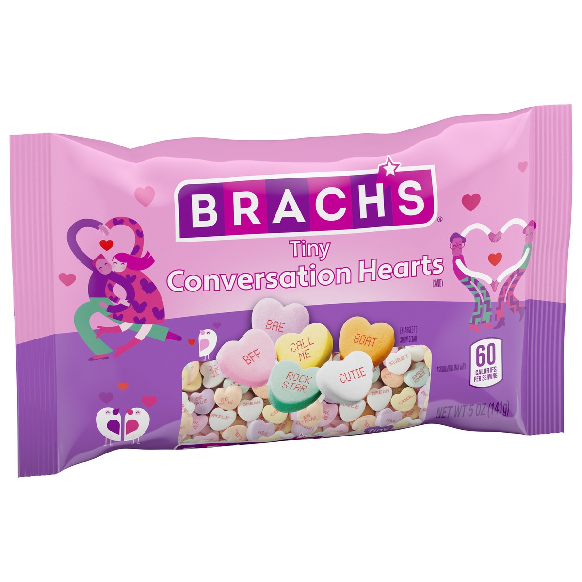 slide 8 of 9, Brach's Conversation Hearts Candy Tiny 5 oz, 5 oz
