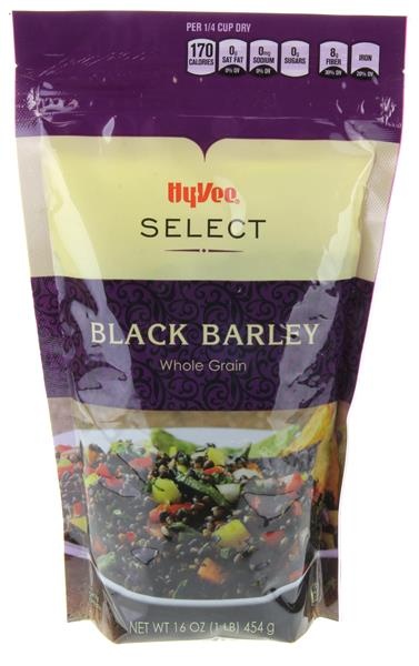 slide 1 of 1, Hy-Vee Select Black Barley, 16 oz