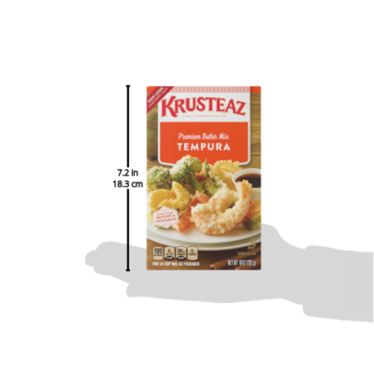 slide 11 of 11, Krusteaz Tempura Batter Mix, 10 oz