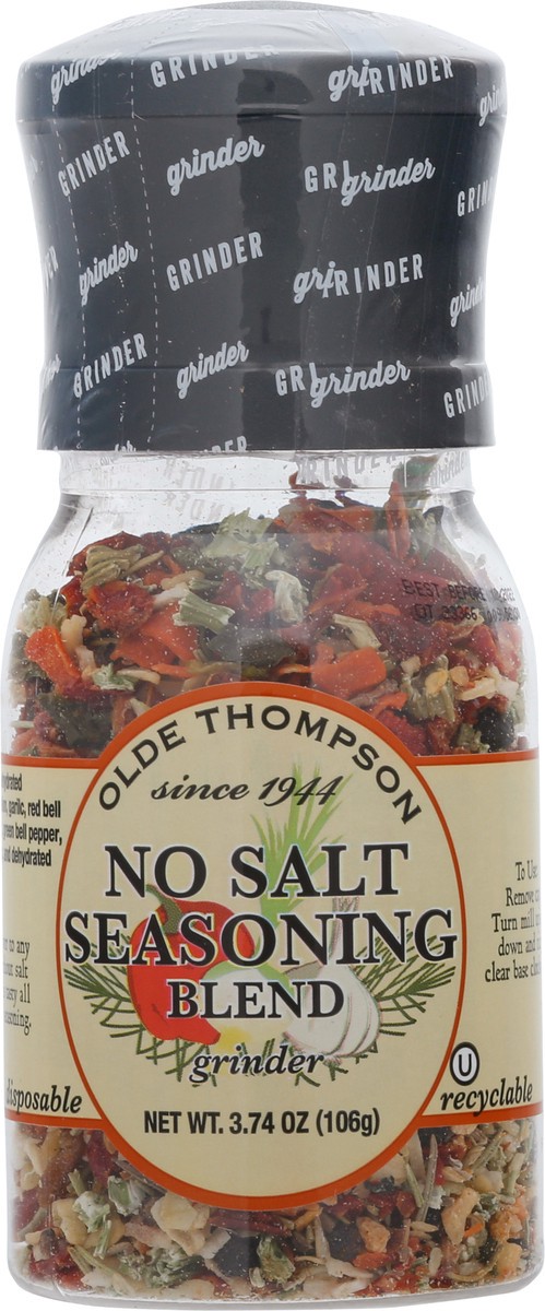 slide 5 of 13, Olde Thompson No Salt Seasoning Blend Grinder 3.74 oz Bottle, 3.74 oz