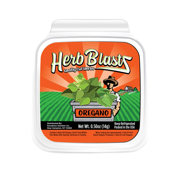 slide 1 of 1, Goodness Gardens Herb Blastz Oregano Gently Cut Herbs, 0.5 oz