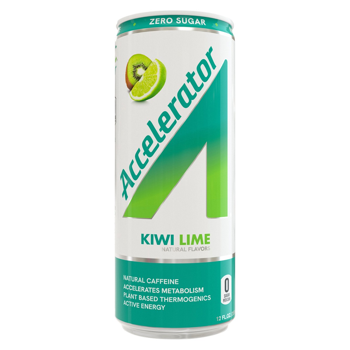 slide 1 of 7, A SHOC Accelerator Kiwi Lime Energy Drink, 12 fl oz can, 12 fl oz