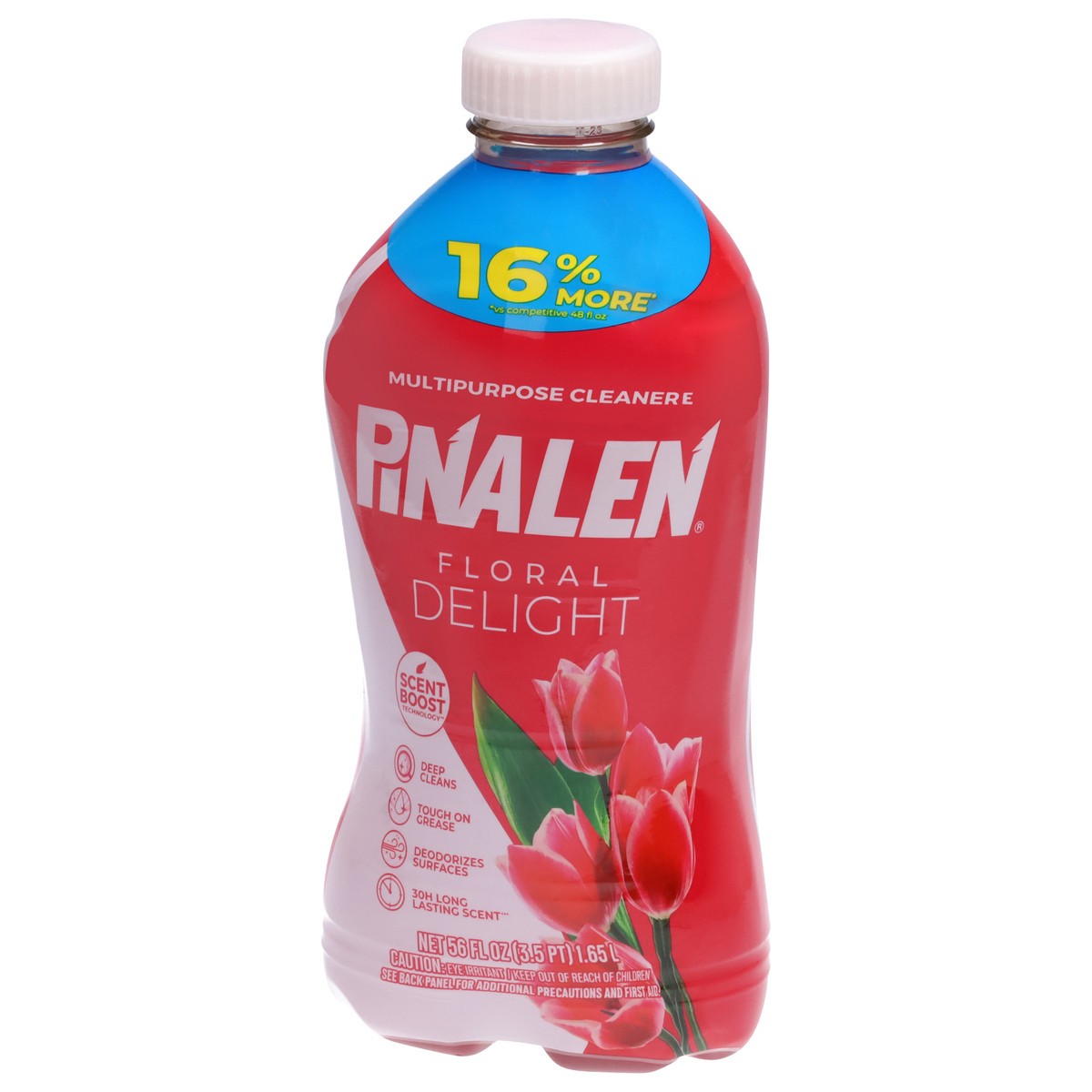 slide 13 of 13, Pinalen Multipurpose Cleaner Floral, 56 oz