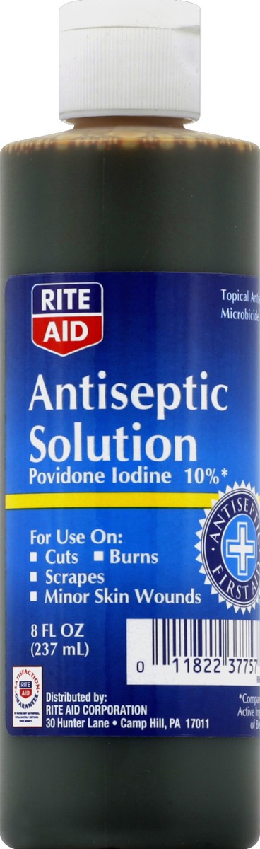 slide 2 of 3, Rite Aid Ra Antiseptic Solution 8Z, 8 oz