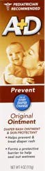A+D Diaper Rash Ointment & Skin Protectant 4 oz