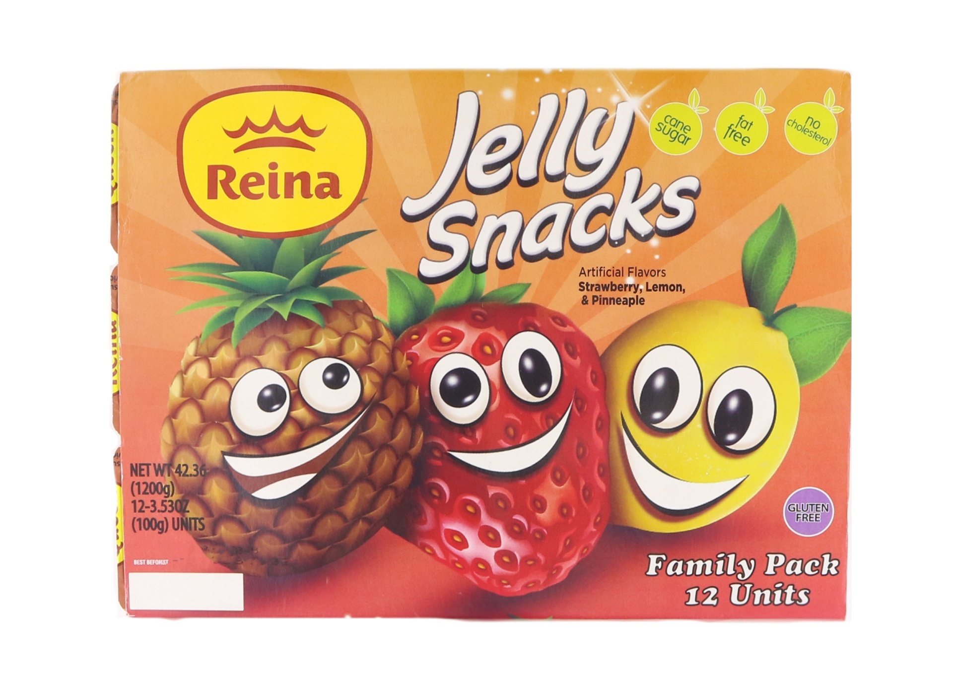 slide 1 of 1, Reina Gel Snacks Plastic Cup, 12 ct