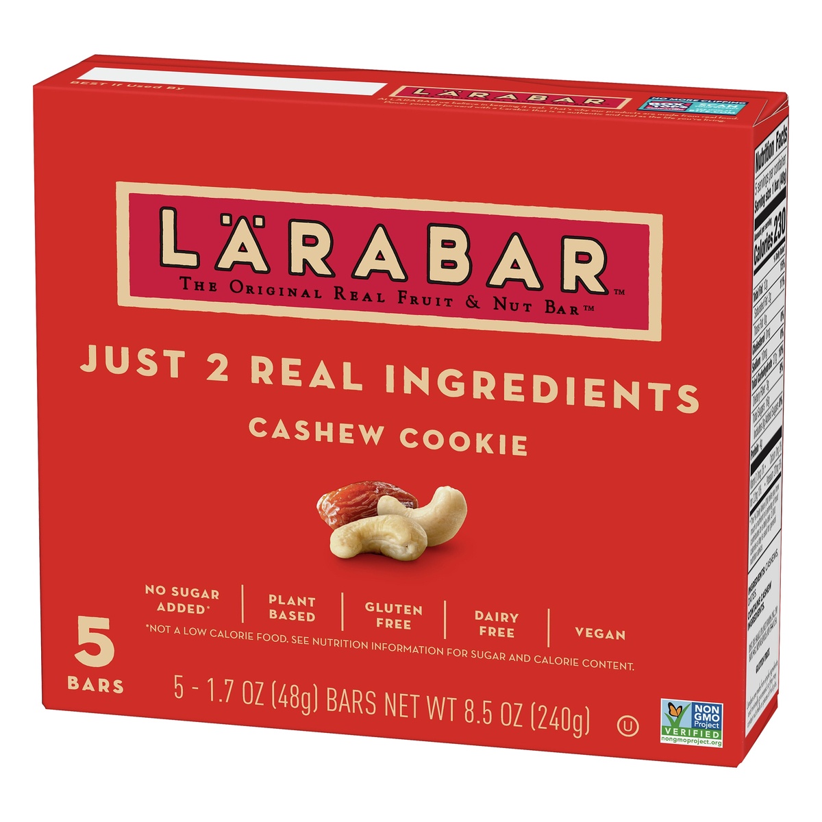 slide 3 of 10, LÄRABAR Cashew Cookie, 5 ct