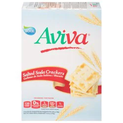 Aviva Salted Soda Crackers 9 - 1.06 oz Packs