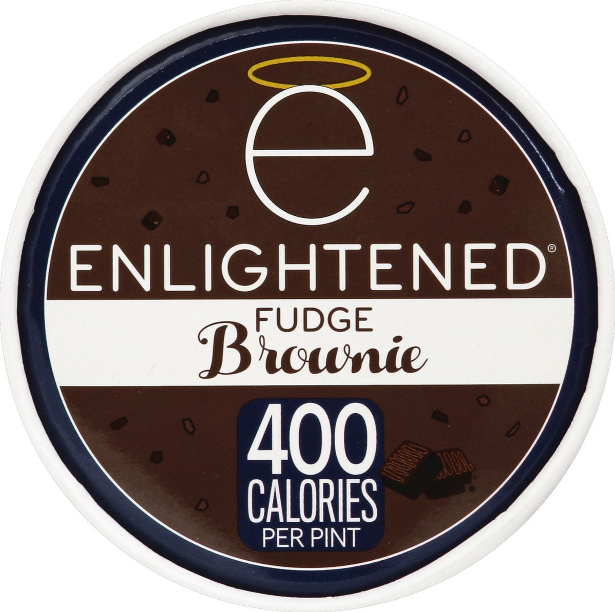 slide 5 of 6, Enlightened Fudge Brownie Ice Cream, 16 oz