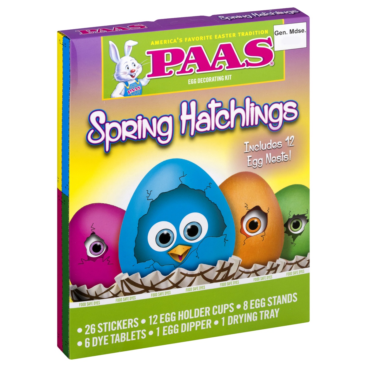 slide 2 of 9, PAAS Spring Hatchlings Easter Egg Decorating Kit, 1 ct