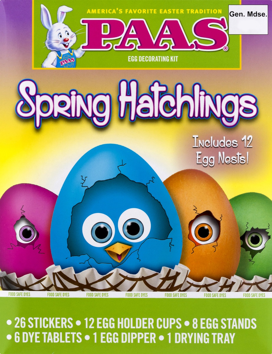 slide 8 of 9, PAAS Spring Hatchlings Easter Egg Decorating Kit, 1 ct