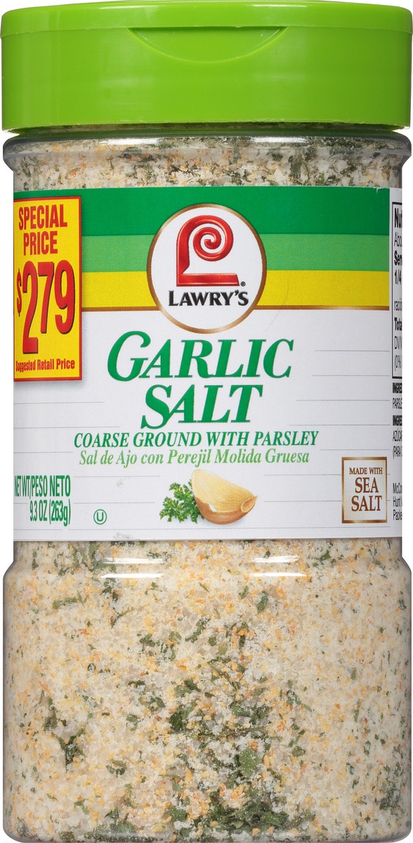 slide 7 of 8, Lawry's Garlic Salt With Parsley, 9.3 oz
