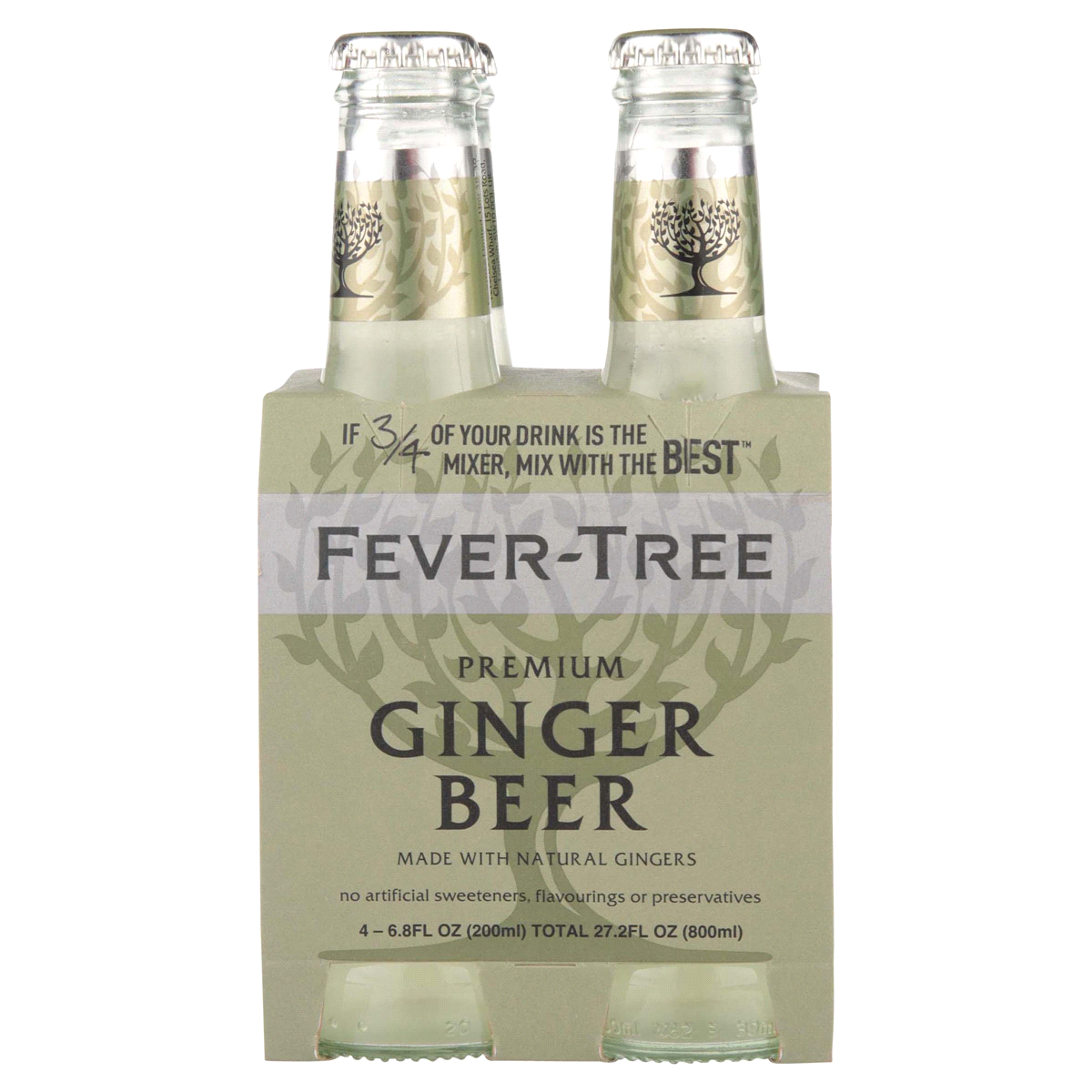 slide 1 of 4, Fever-Tree Fever Tree Beer Ginger Beer - 27.2 oz, 27.2 oz