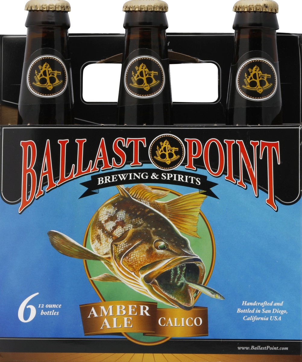 slide 1 of 4, Ballast Point Amber Ale 6 ea, 6 ct