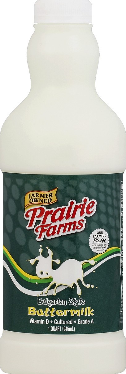 slide 3 of 4, Prairie Farms Buttermilk 1 qt, 1 qt