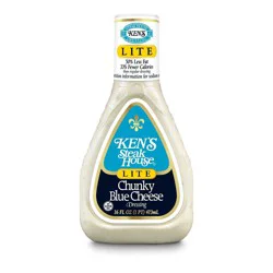 Ken's Steak House Lite Chunky Blue Cheese Dressing 16 fl oz