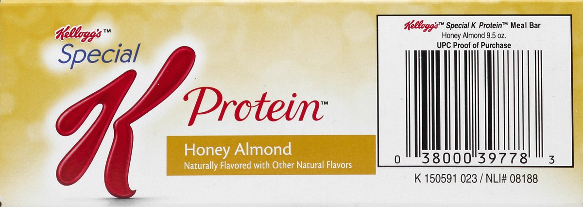 slide 4 of 6, Kellogg's Special K Protein Honey Almond Meal Bars, 6 ct; 1.59 oz