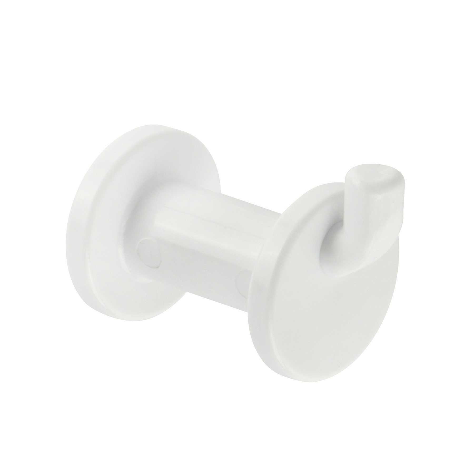 slide 3 of 4, White Plastic Pegboard Hangers By Simply Tidy, 5ct., 5 ct