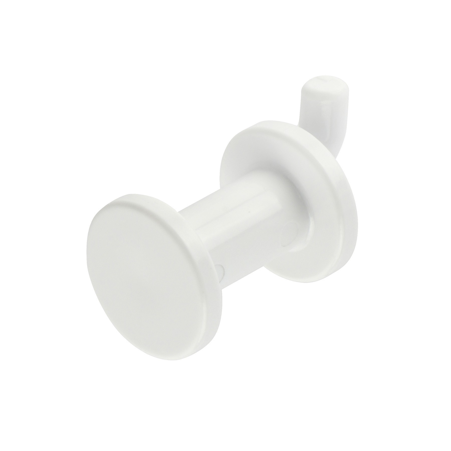 slide 2 of 4, White Plastic Pegboard Hangers By Simply Tidy, 5ct., 5 ct