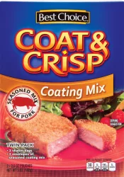 Best Choice Coating Mix, for Pork, Twin Pack