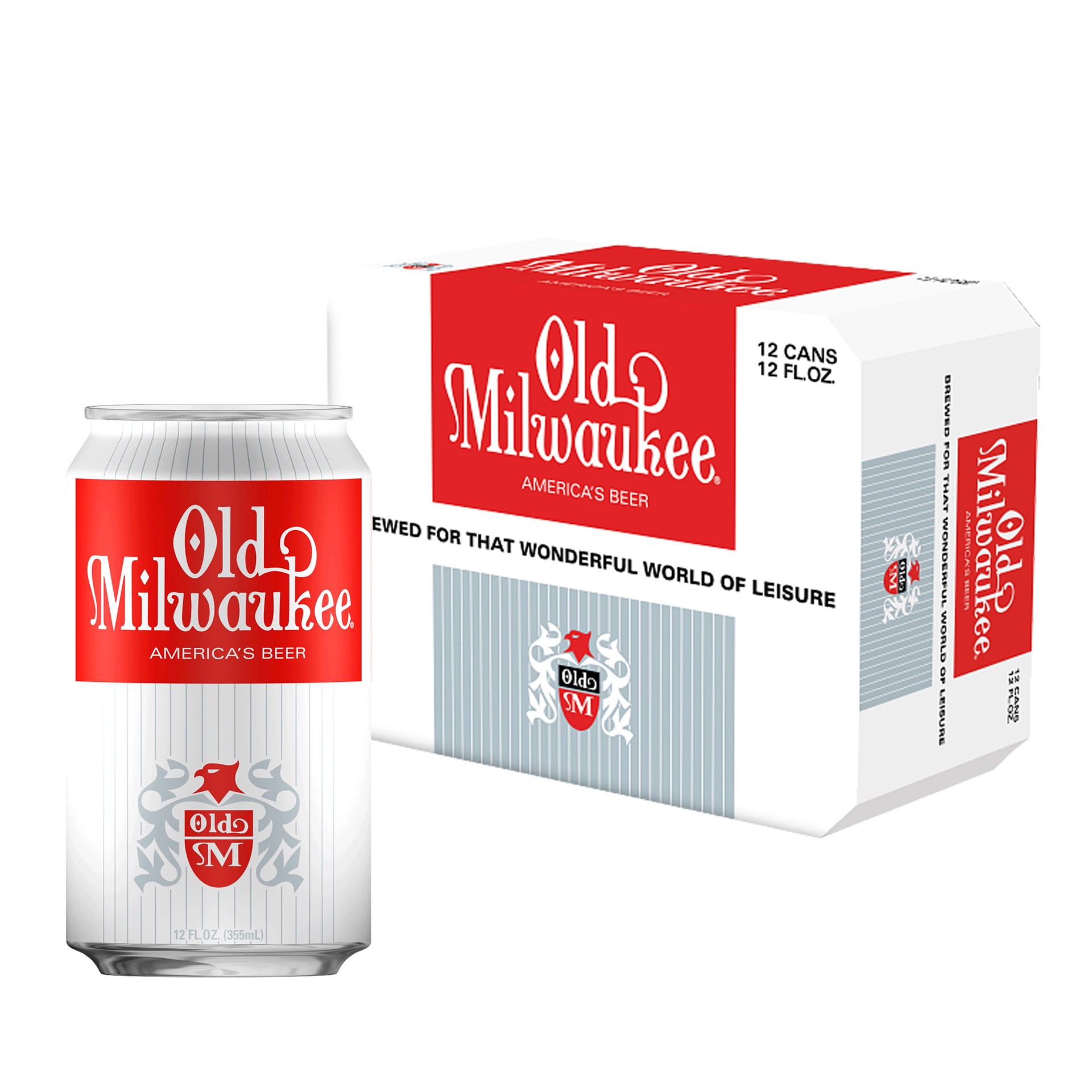 slide 1 of 5, Old Milwaukee Beer, 12 Pack, 12 fl oz Cans, 12 ct; 12 oz