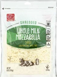 Harris Teeter Shredded Low Moisture-Whole Milk Mozzarella Cheese