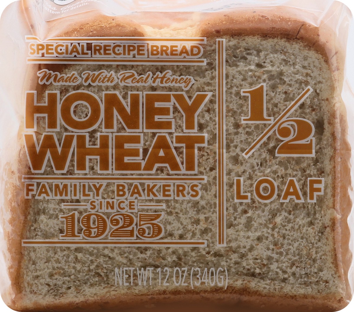 slide 1 of 9, Lewis Bakeries Honey Wheat Half Loaf Bread, 1/2 Loaf, 12 oz, 12 oz