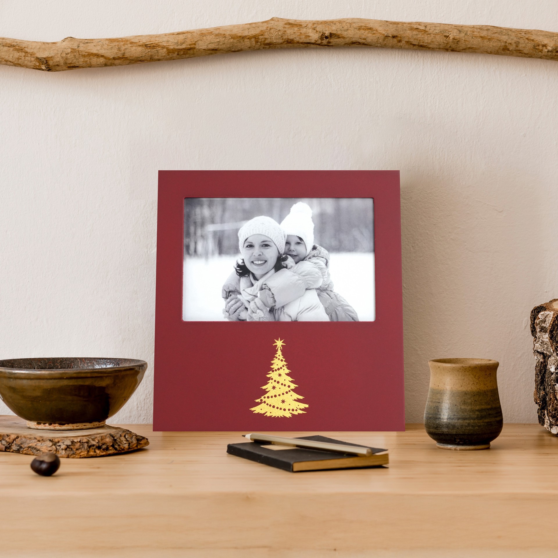 slide 3 of 6, 4" X 6" Gold Holiday Accent Frame By Studio Decor, 4 in x 6 in
