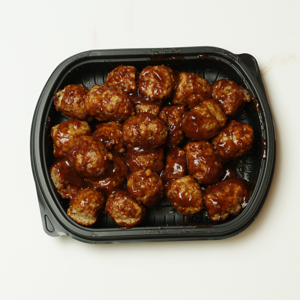 slide 1 of 1, SPARTAN FRESH SELECTIONS Bbq Meatballs Cold, per lb