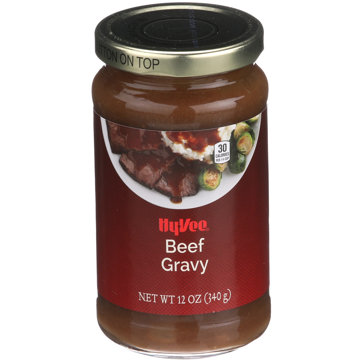 slide 1 of 1, Hy-vee Beef Gravy, 12 oz