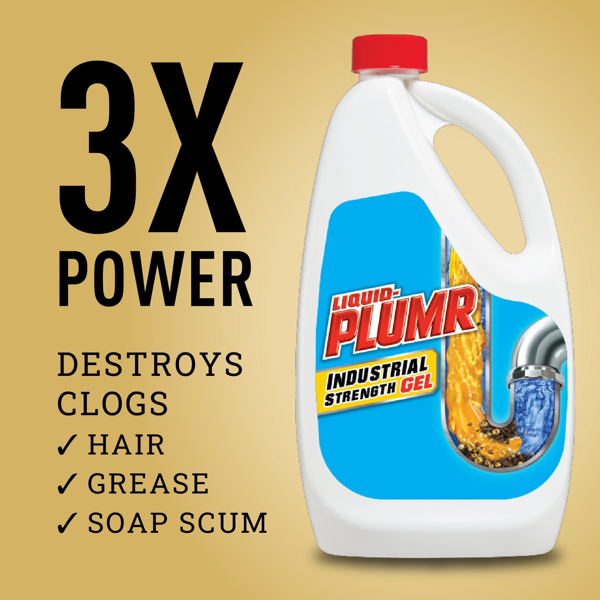 slide 5 of 5, Liquid-Plumr Clog Remover 1 gl, 1 gal