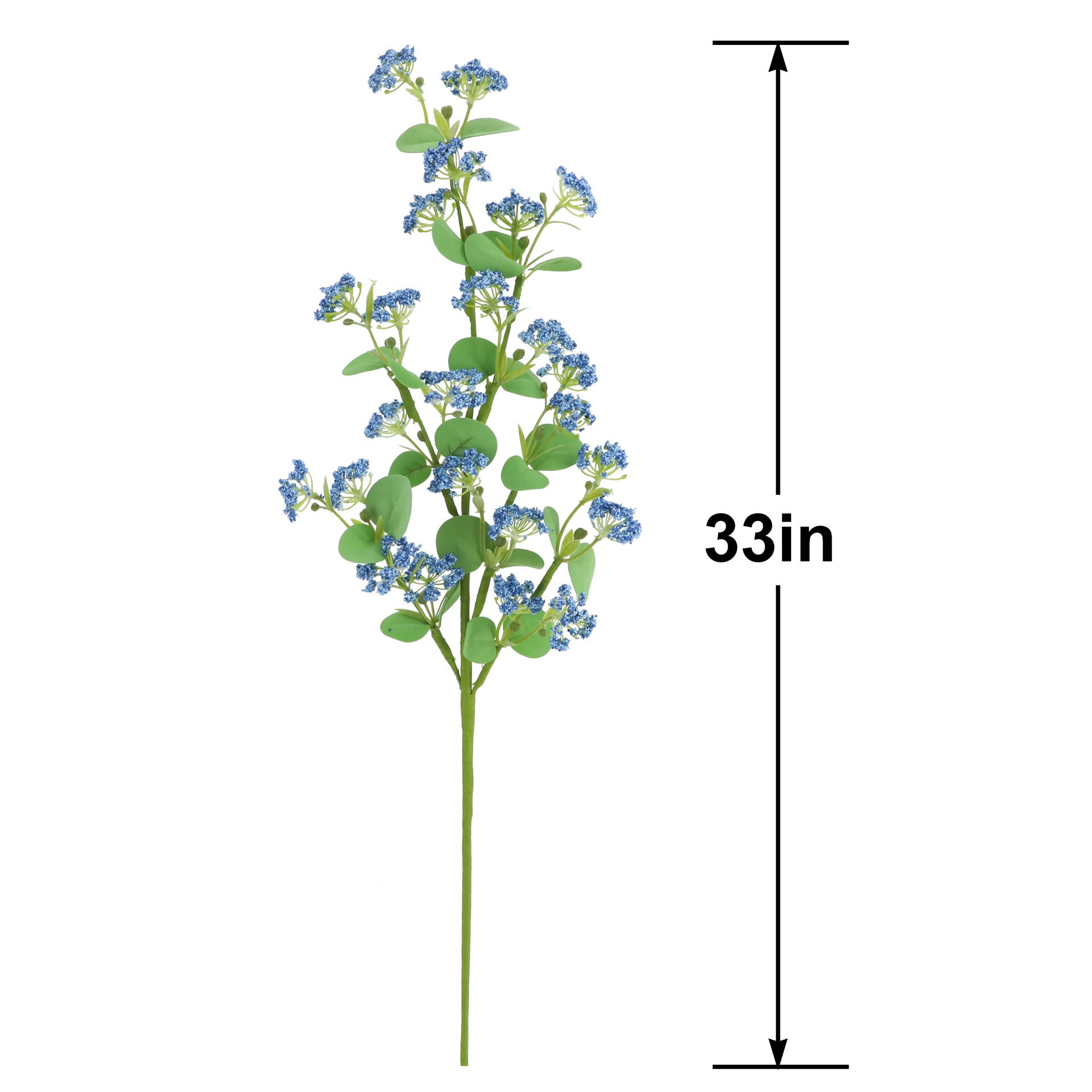 slide 2 of 3, 33" Blue Queen Anne's Lace Stem By Ashland, 33 in