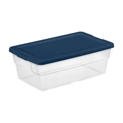 Sterilite Set of 5 6 qt / 5.7 L Storage Boxes