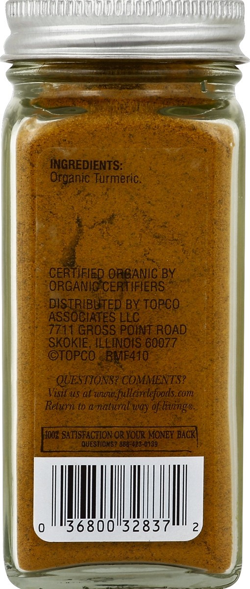 slide 6 of 6, Full Circle Market Turmeric, 2 oz