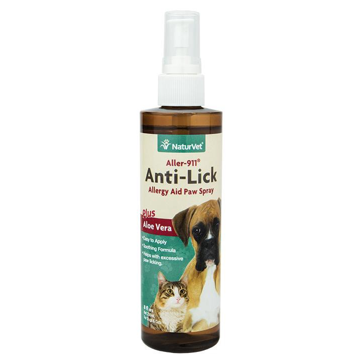 slide 1 of 1, NaturVet Aller-911 Anti-Lick Paw Spray, 8 fl oz