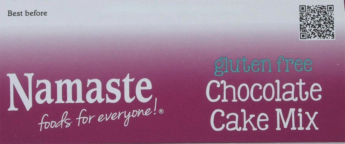 slide 13 of 13, Namaste Gluten Free Chocolate Cake, 29 oz