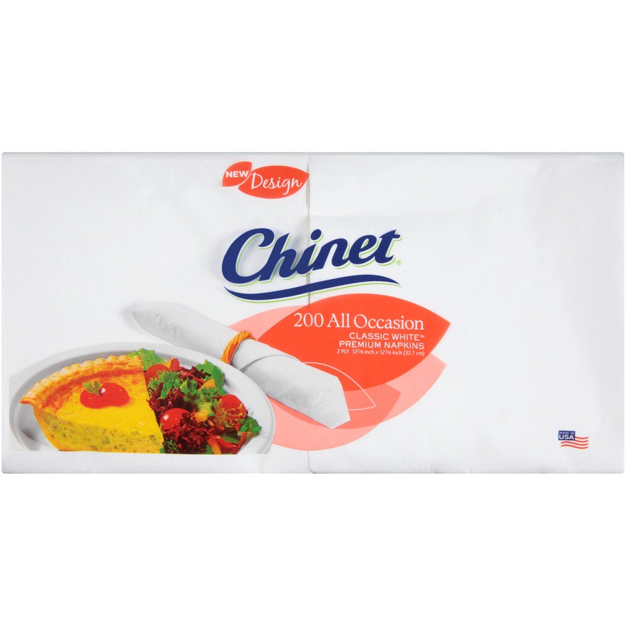 slide 1 of 4, Chinet 2ply All Occasion Napkins, 200 ct