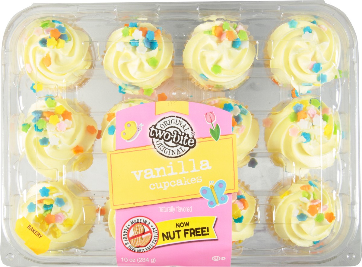 slide 12 of 14, two-bite Original Vanilla Cupcakes 10 oz, 10 oz