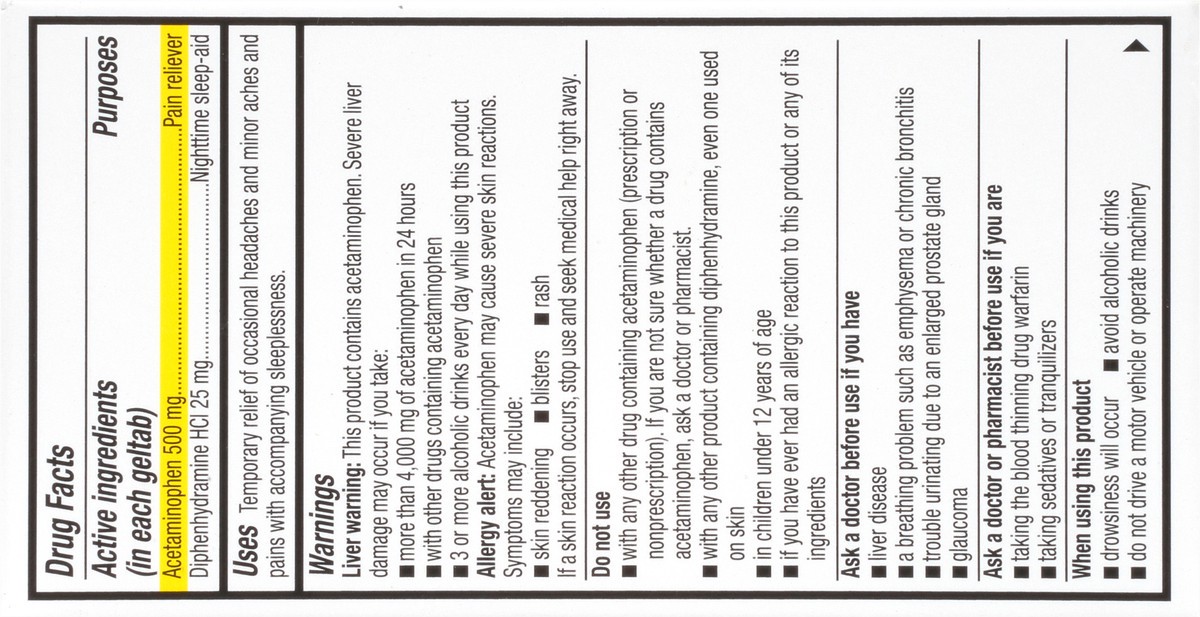 slide 6 of 18, TopCare Extra Strength Pain Reliever/Nighttime Sleep-Aid, 100 ct