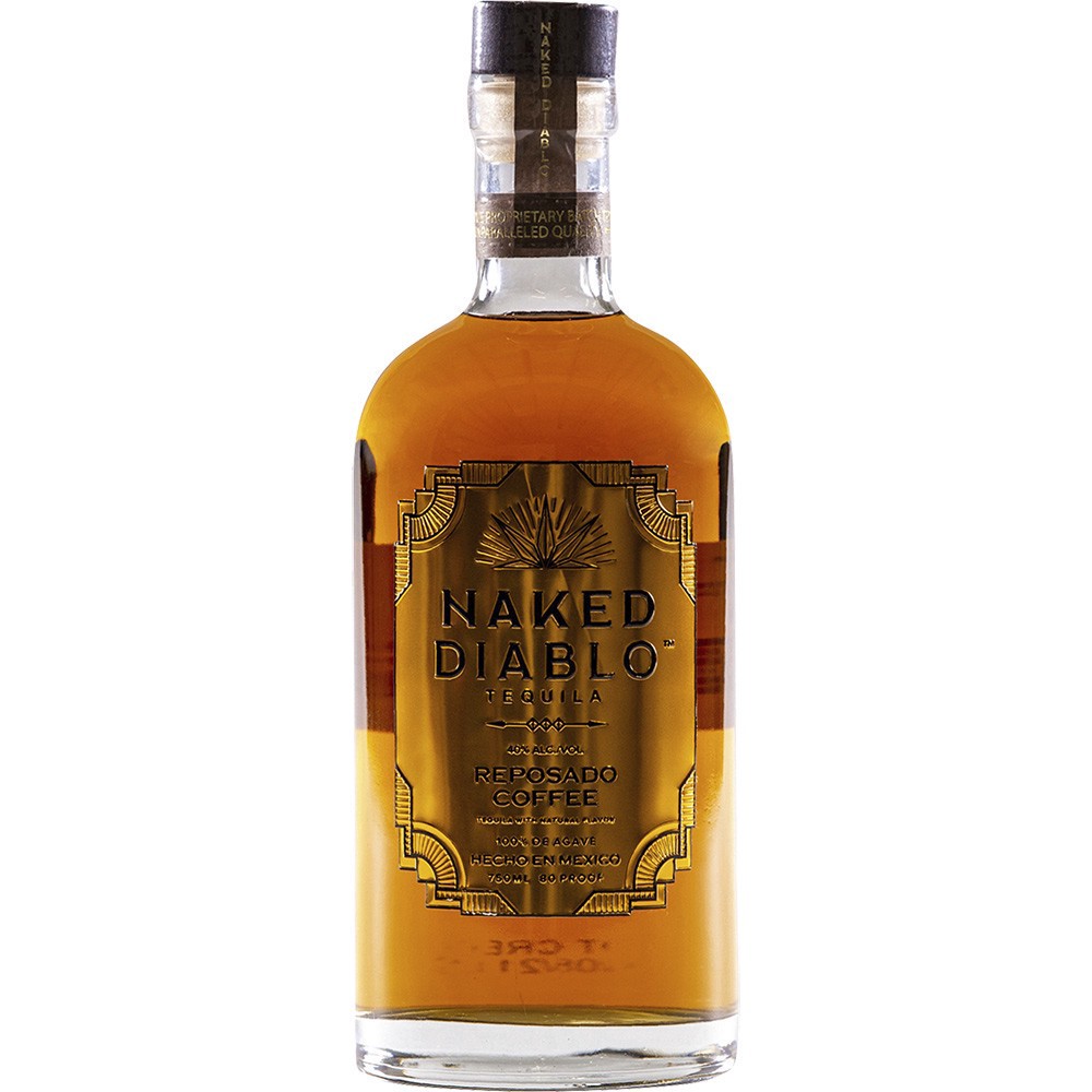 slide 1 of 1, Naked Diablo Reposado Coffee Tequila, 750 ml
