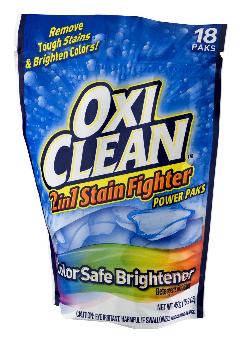 slide 9 of 9, Oxi-Clean Oxiclean Max Force Power Paks, 18 ct