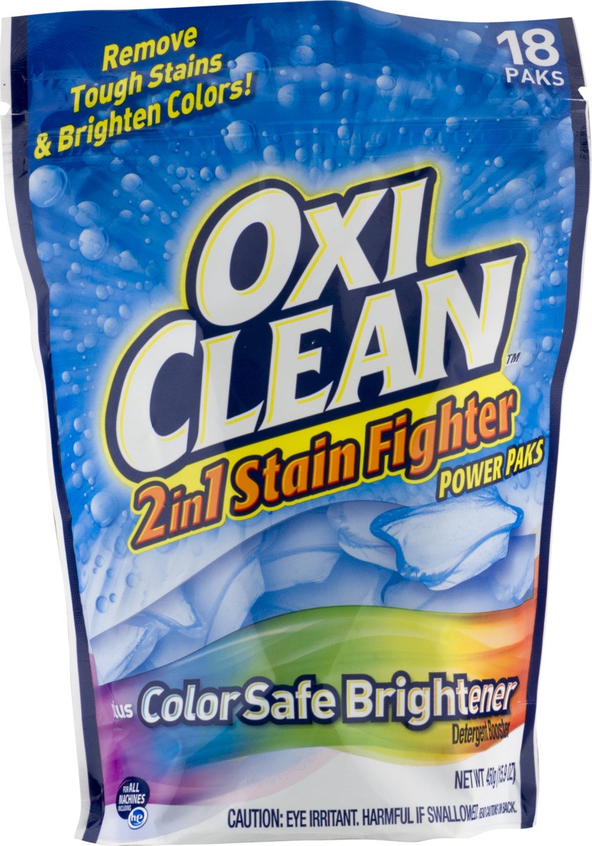 slide 8 of 9, Oxi-Clean Oxiclean Max Force Power Paks, 18 ct