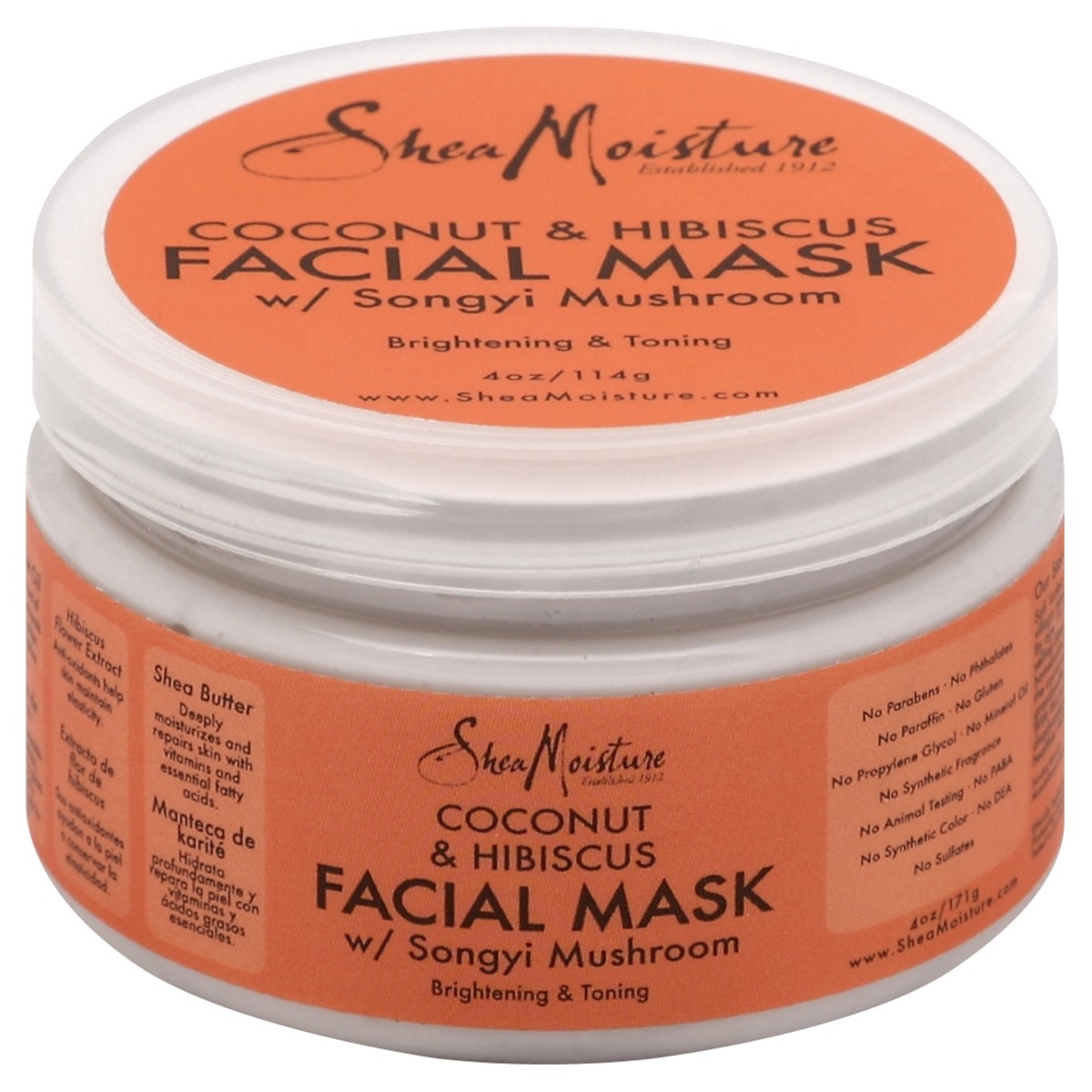 slide 3 of 3, SheaMoisture Facial Mask 4 oz, 4 oz